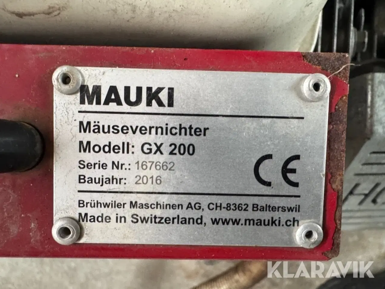 Billede 5 - Muldvarpe og mosegrise bekæmper Mauki GX 200