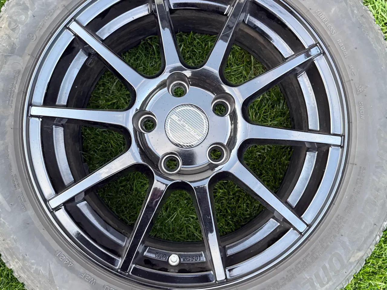 Billede 11 - Sorte Alu 16" vinterhjul 5x114,3