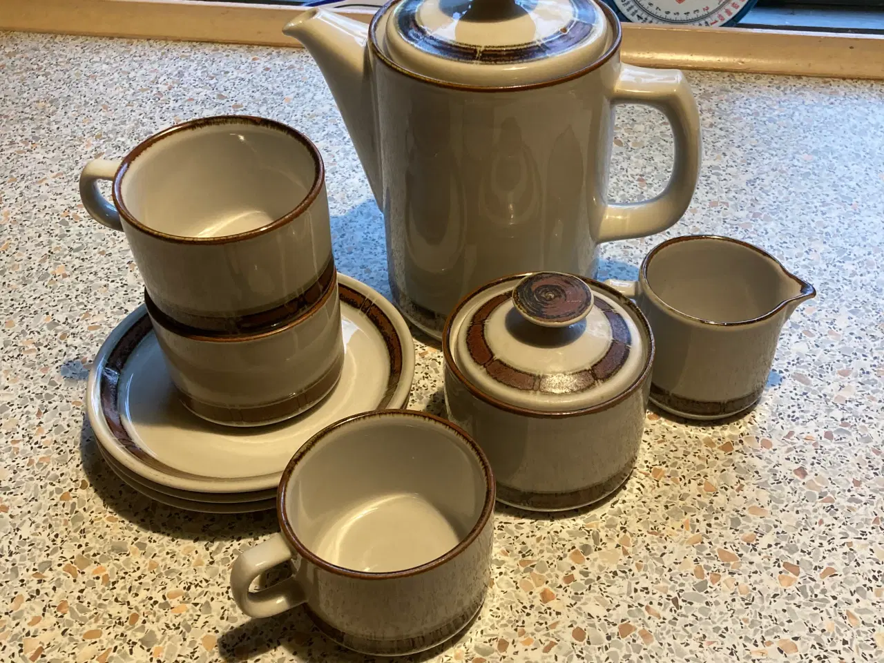 Billede 1 - Kaffekande og sukker/flødeskål