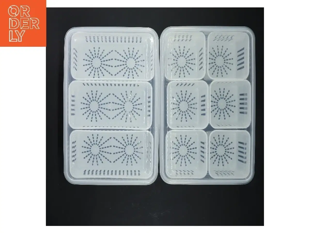 Billede 4 - Opbevaringsbeholder med ruminddelinger (str. 22x16 cm)