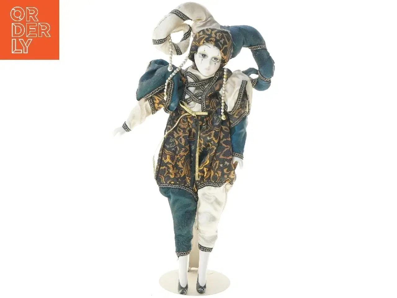 Billede 1 - Harlekin dukke (str. 42 cm)