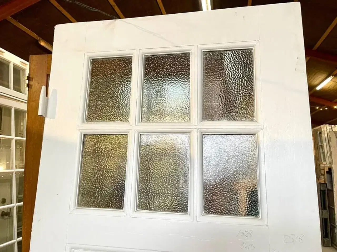 Billede 3 - Klassisk facadedør u. karm, m. glasparti