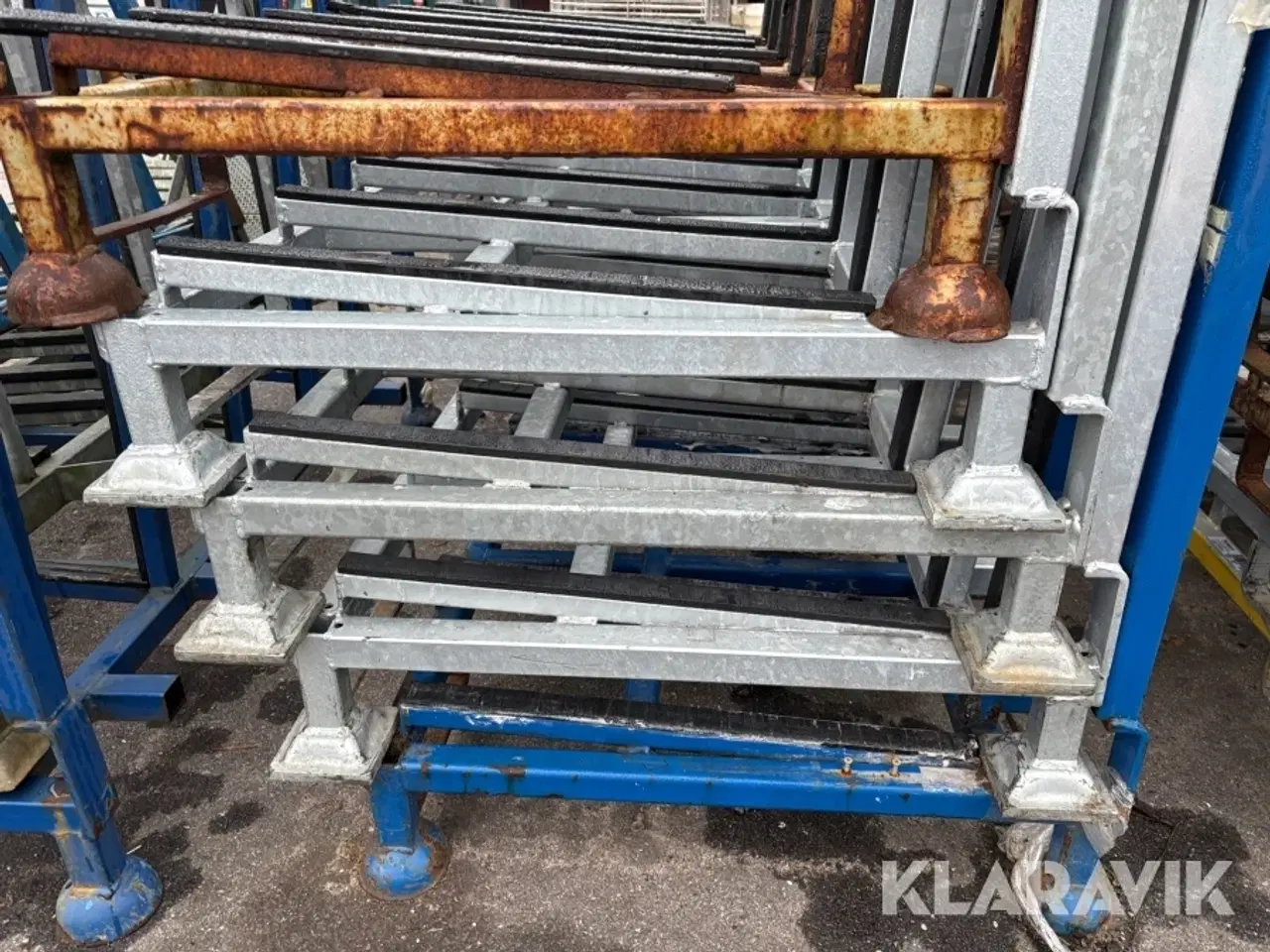 Billede 7 - Stål glasstativer Glassolution / scanglas 10 styk