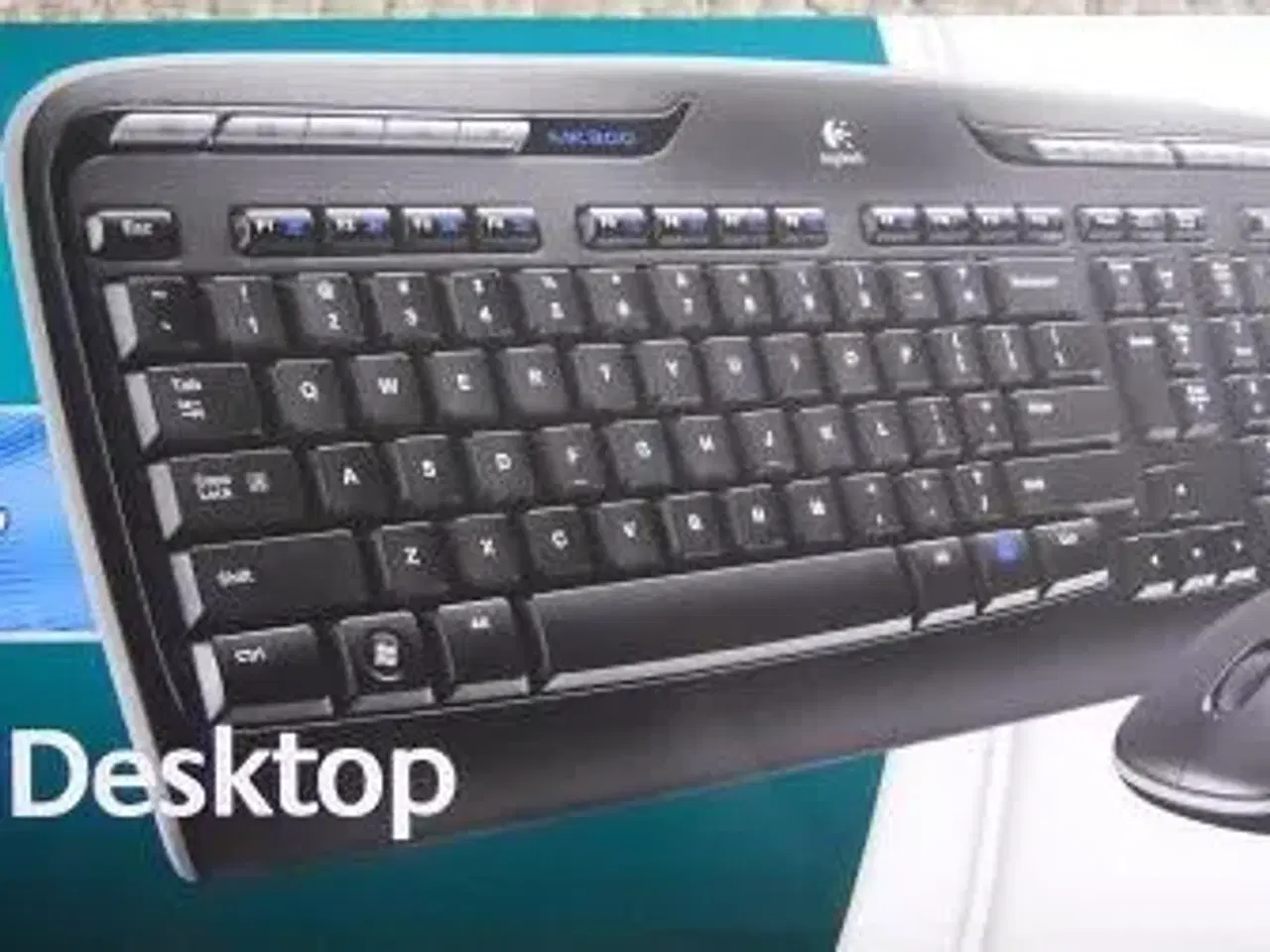 Billede 1 - Logitech MK300 trådløs, tastatur og mus