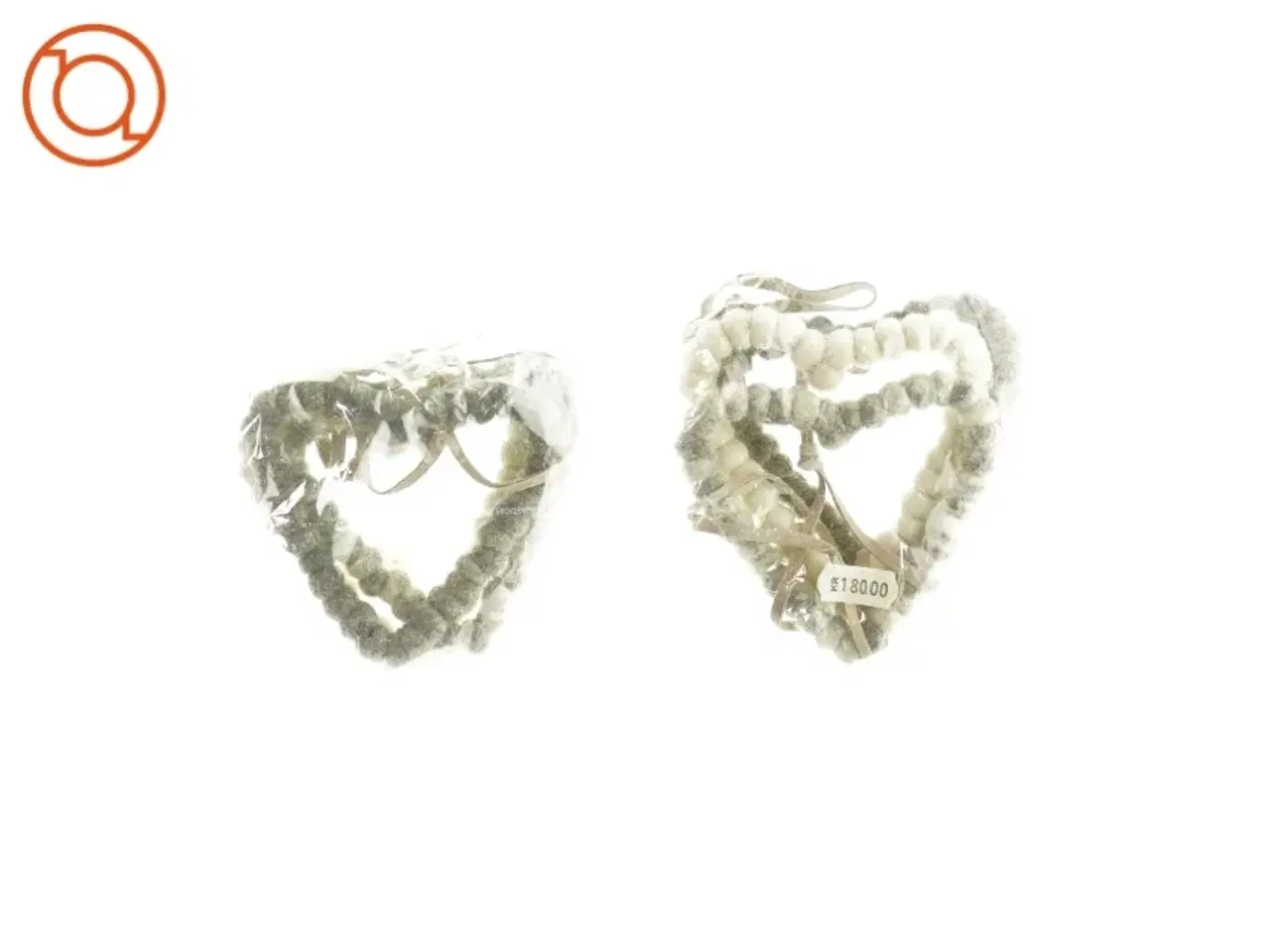 Billede 1 - Hjerteformet ornamenter (6 stk) (str. 10 cm)
