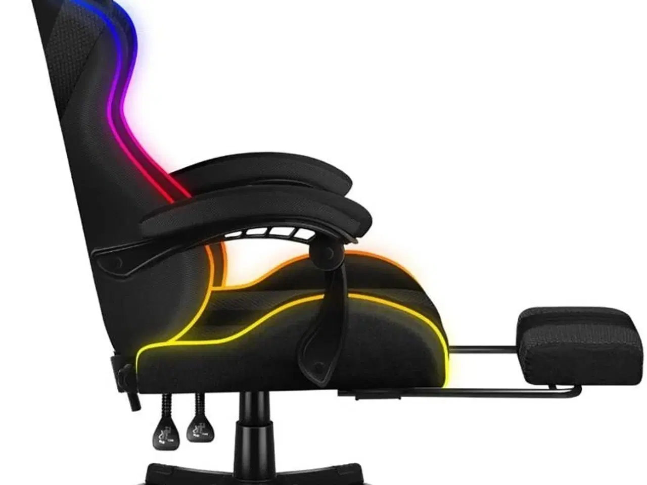 Billede 14 - Gamerstol Huzaro Force 4.7 RGB Mesh – ergonomisk med fodstøtte