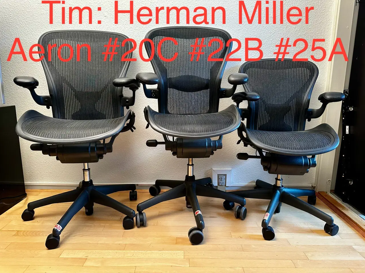 Billede 8 - Herman Miller Aeron B ekstra høj 56-76cm