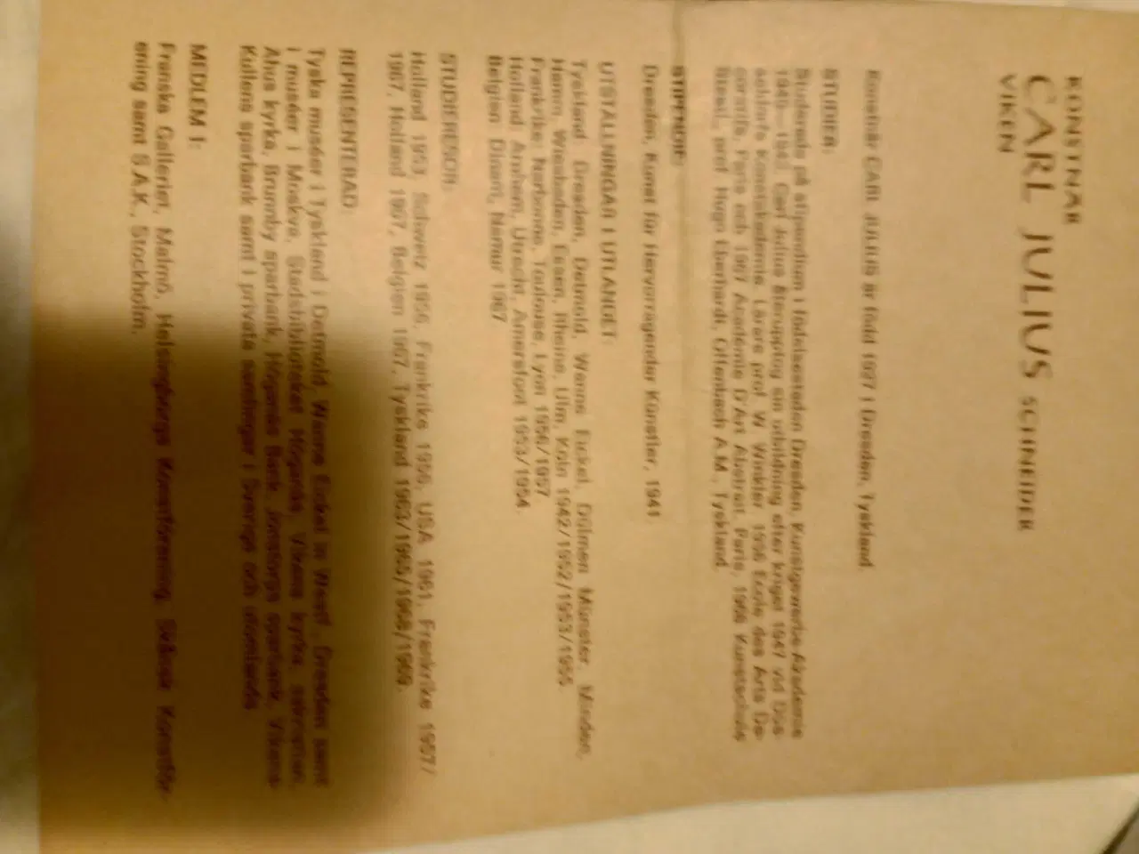 Billede 3 - Flot motiv, af båd i vandet . Kunstneren C,Julius.