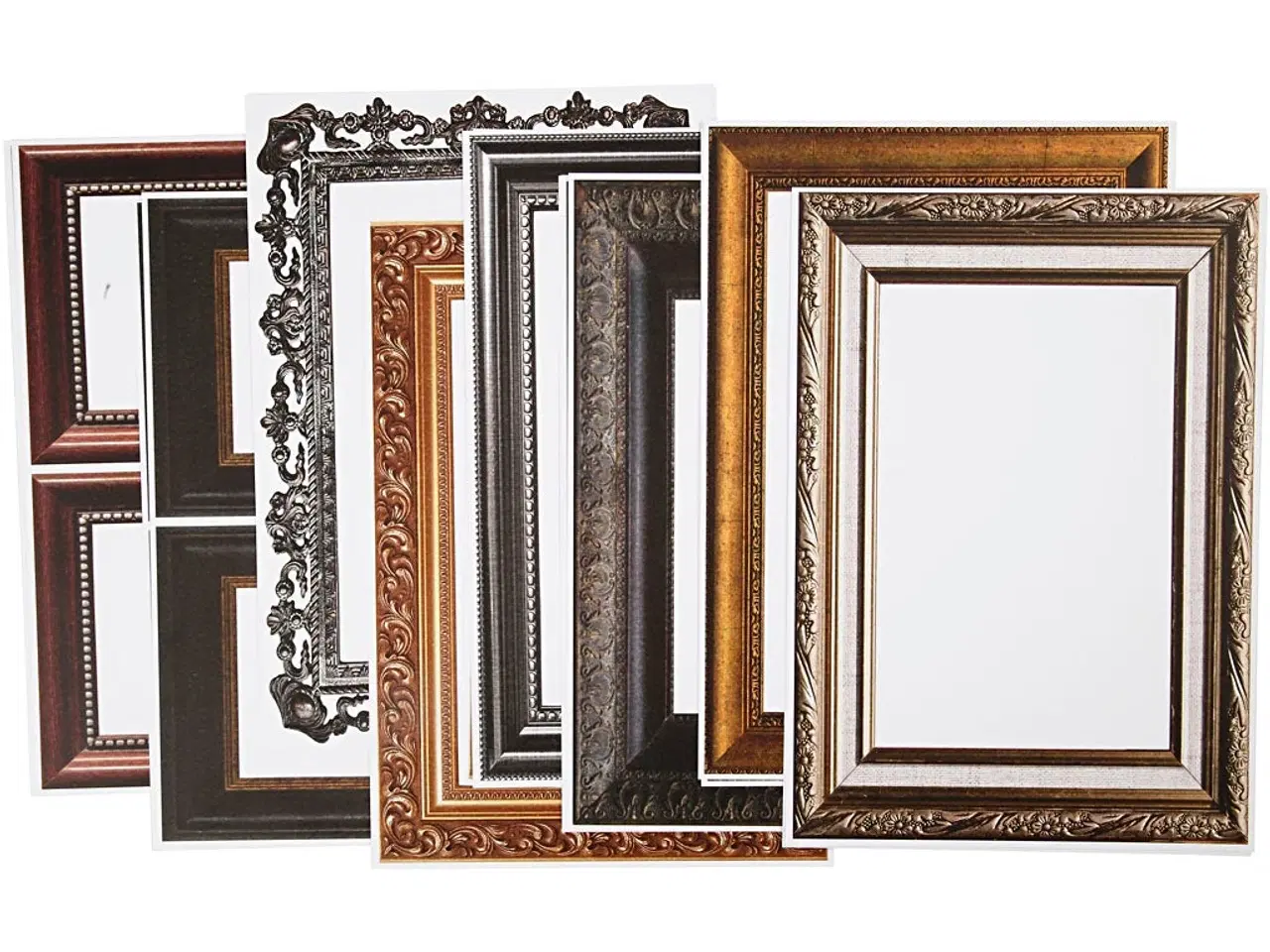 Billede 1 - Metallic Rammer 26,2x18,5 cm - 16 Assorterede Designs