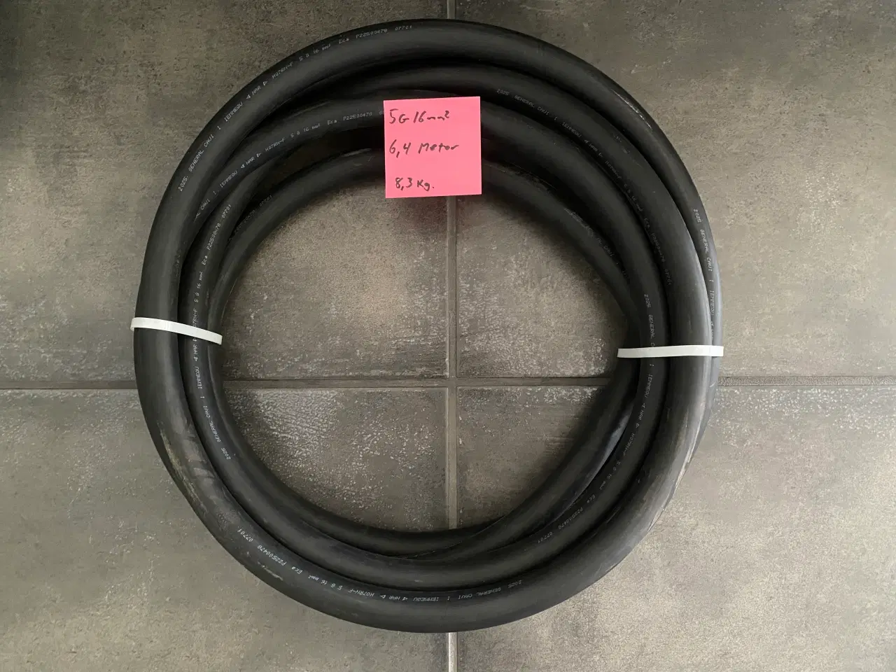 Billede 5 - Installationskabel, 5g6mm2, 14 m.