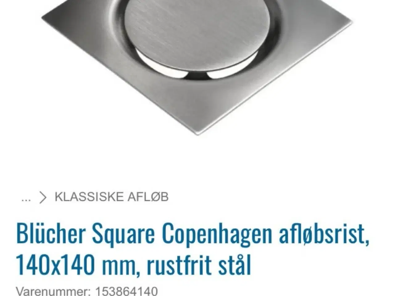 Billede 2 - Blucher afløbsriste 