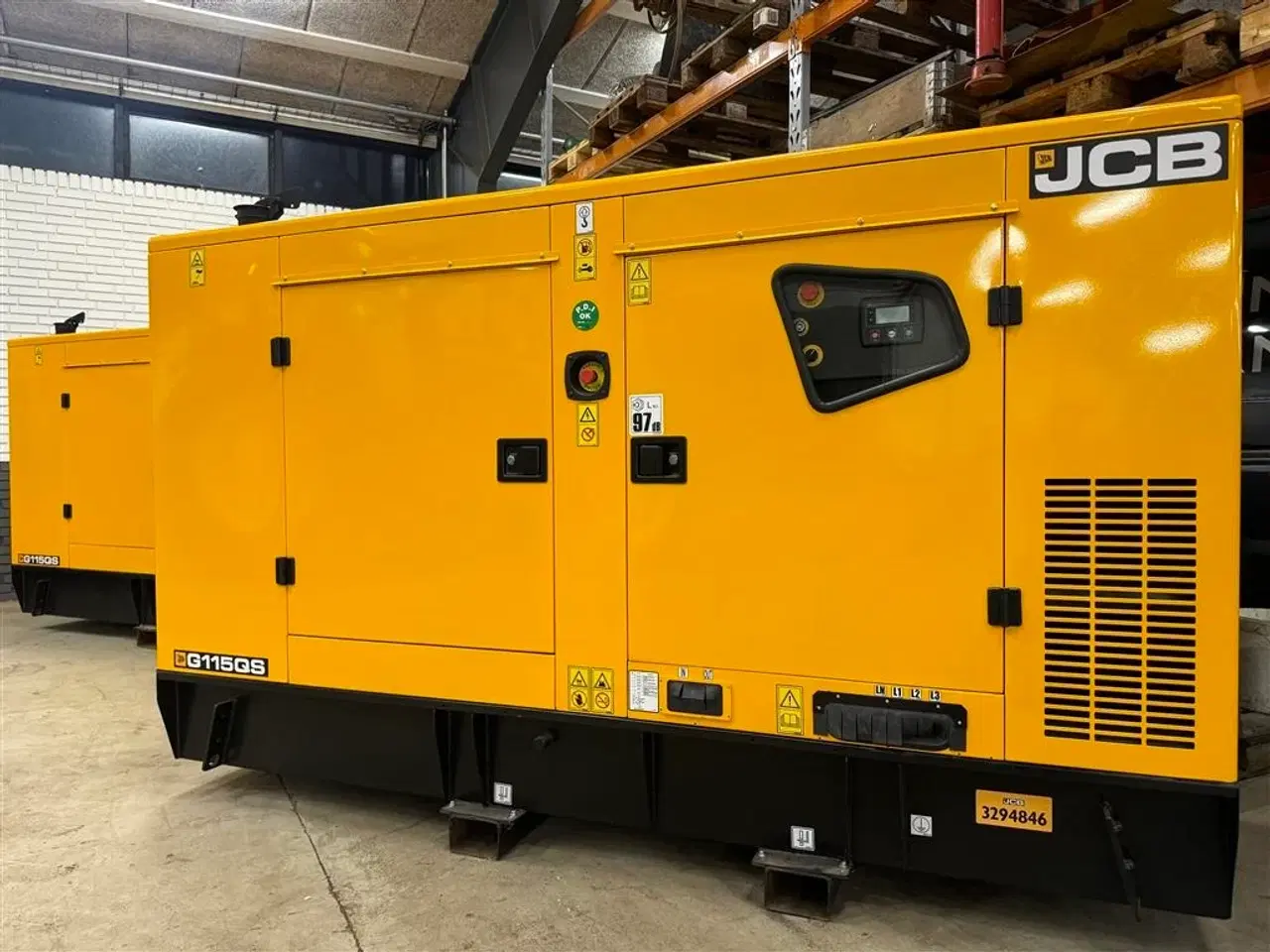 Billede 1 - JCB G115QS 105 KVA Til omgående levering