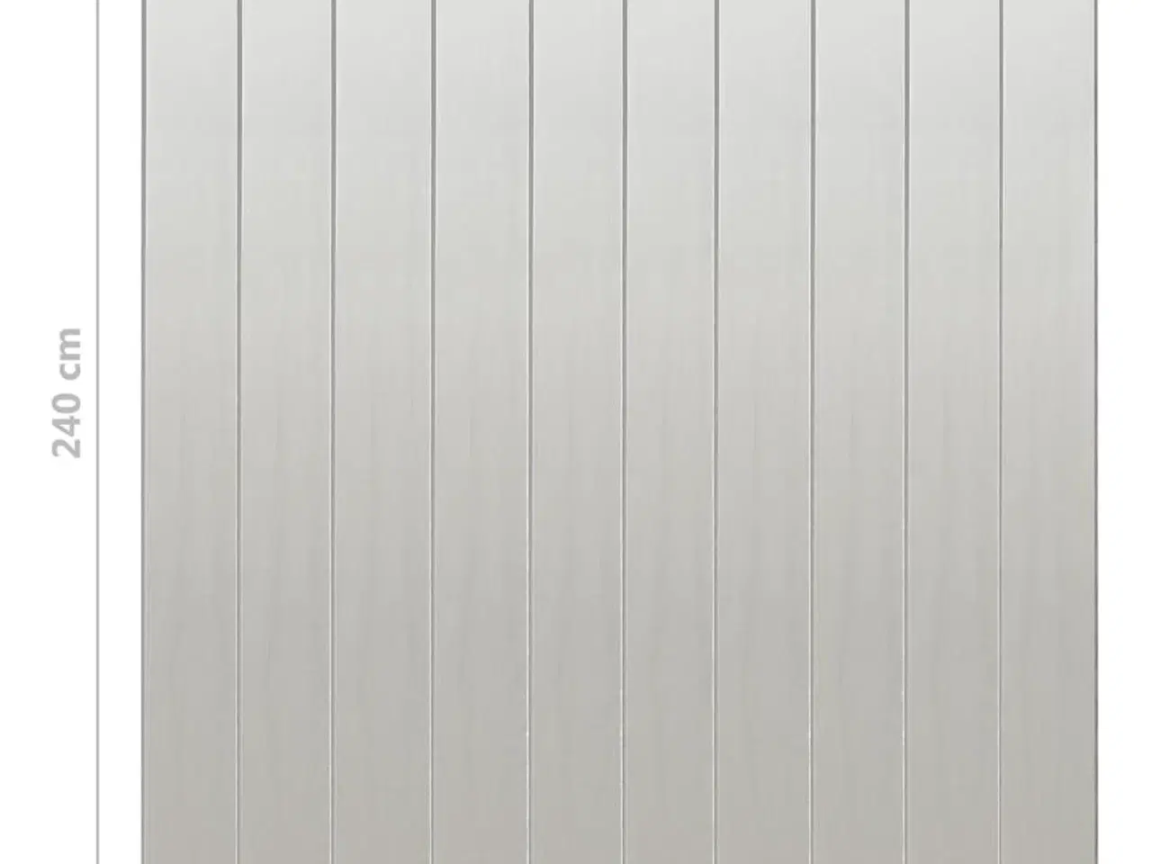 Billede 8 - Insektnet til dør med netgardin i 10 dele 240x240 cm sort