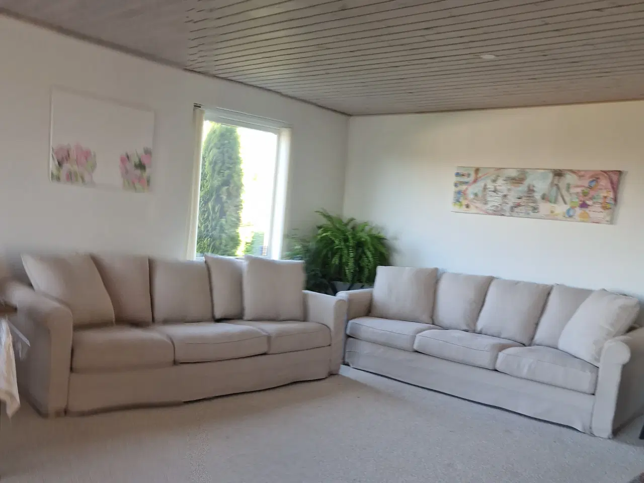 Billede 5 - Flyttesalg: Næsten nye 3 personers sofa 