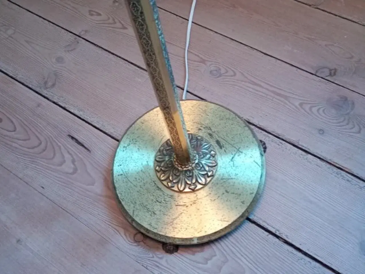 Billede 3 - Standerlampe i Messing