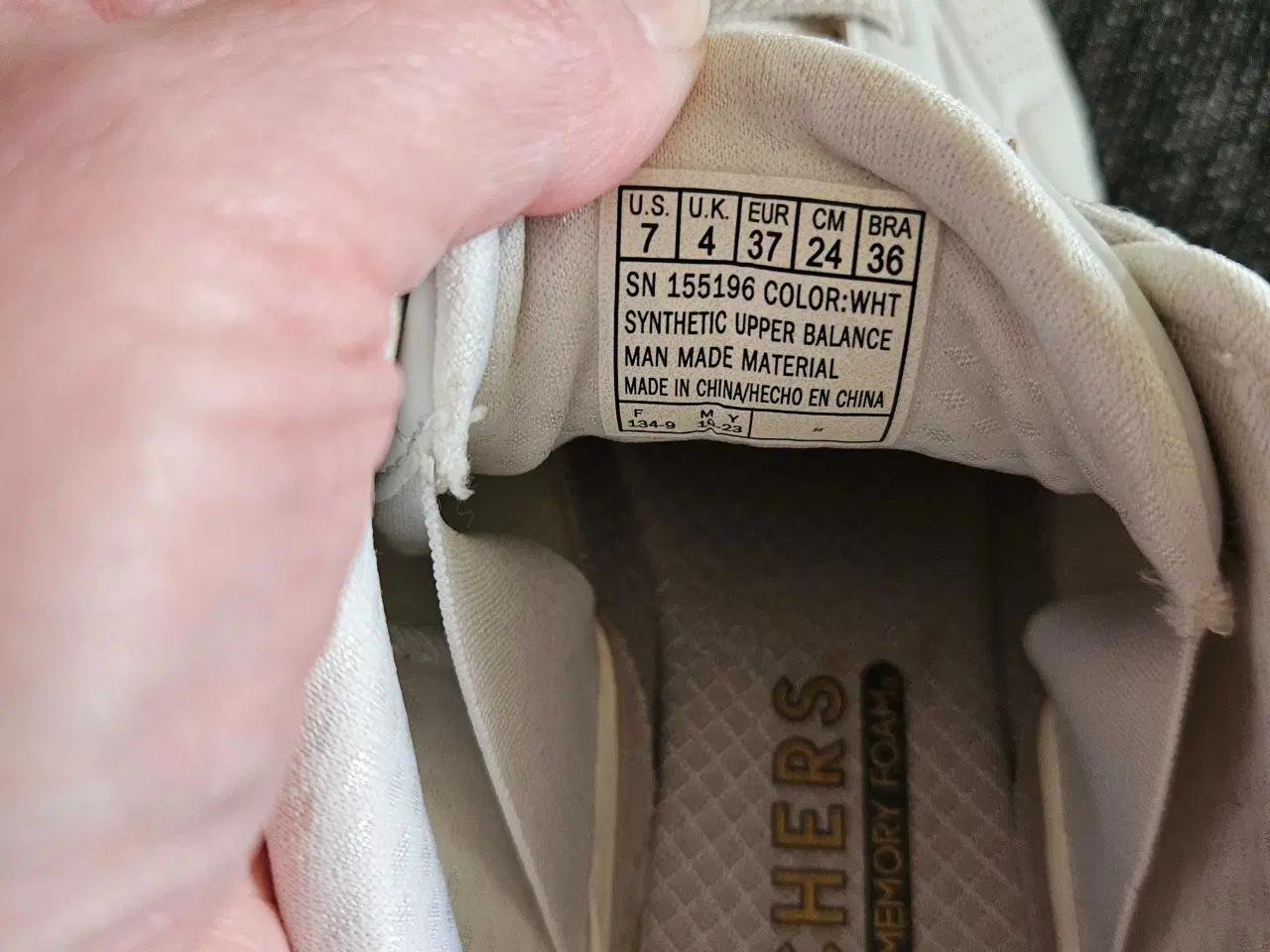 Billede 6 - HVIDE SKECHERS SNEAKERS 