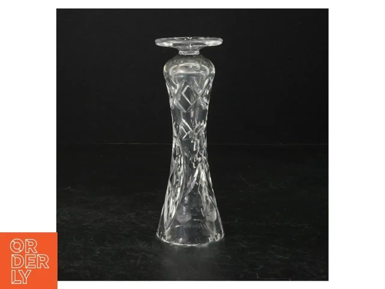 Billede 2 - Krystalglas vase (str. 16 cm)