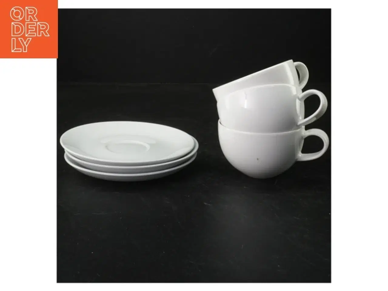 Billede 1 - Kaffekop med underkop (str. 6 x 13,5. cm)