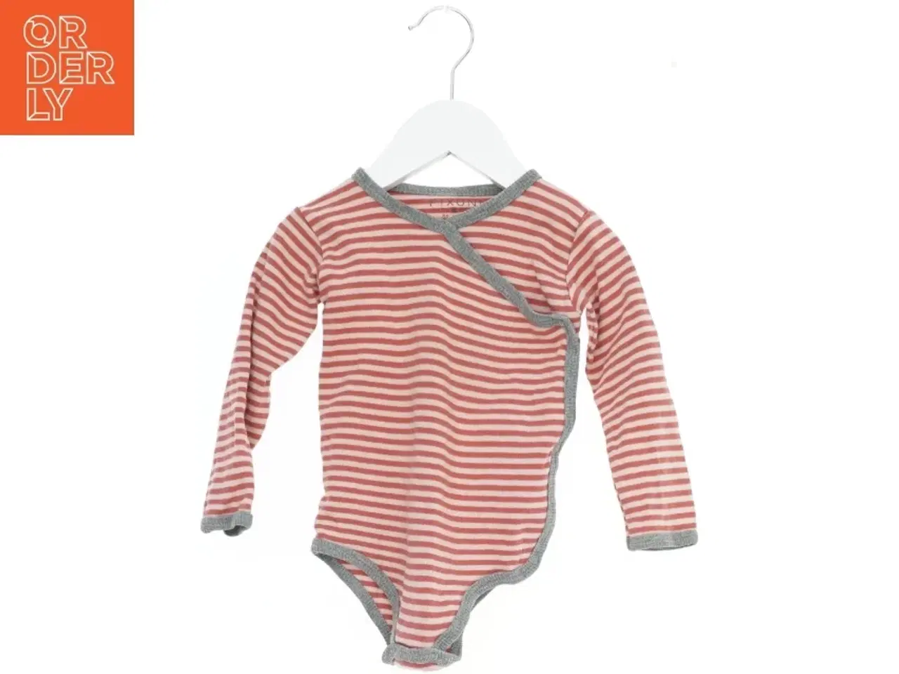 Billede 1 - Stribet langærmet bodystocking fra Fixoni (str. 86)