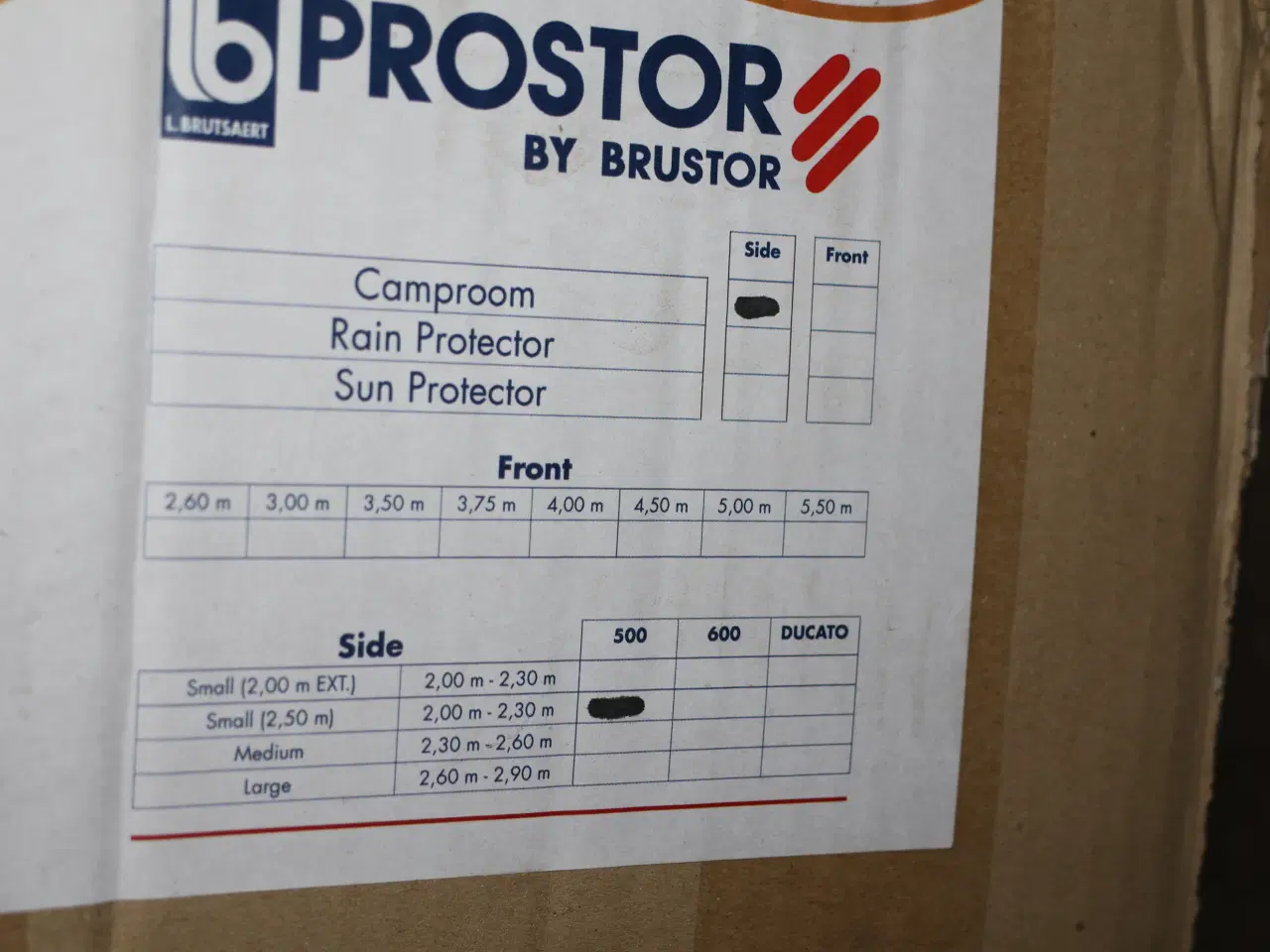 Billede 5 - 4 Stk Prostor markise sider til model 500/600