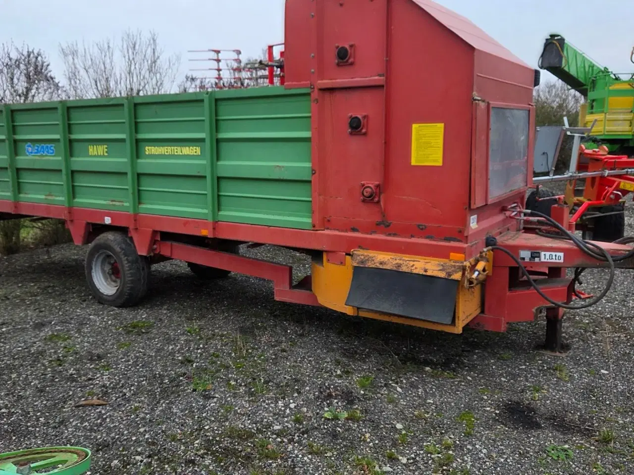 Billede 1 - Hawe Halmspredevogn SWW2 sideudkast