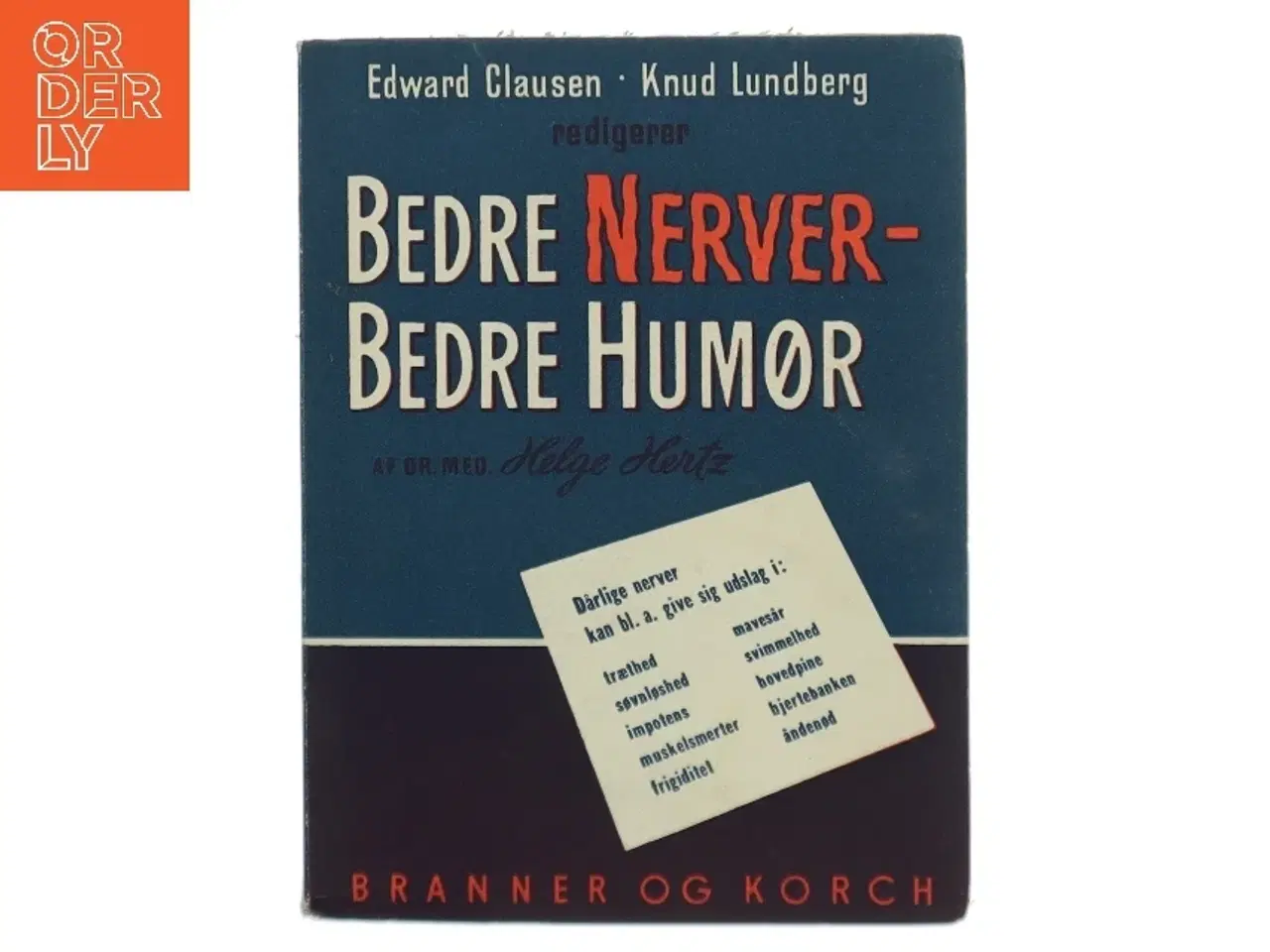 Billede 1 - Edward Clausen og Knud Lundberg: Bedre nerver - bedre humør