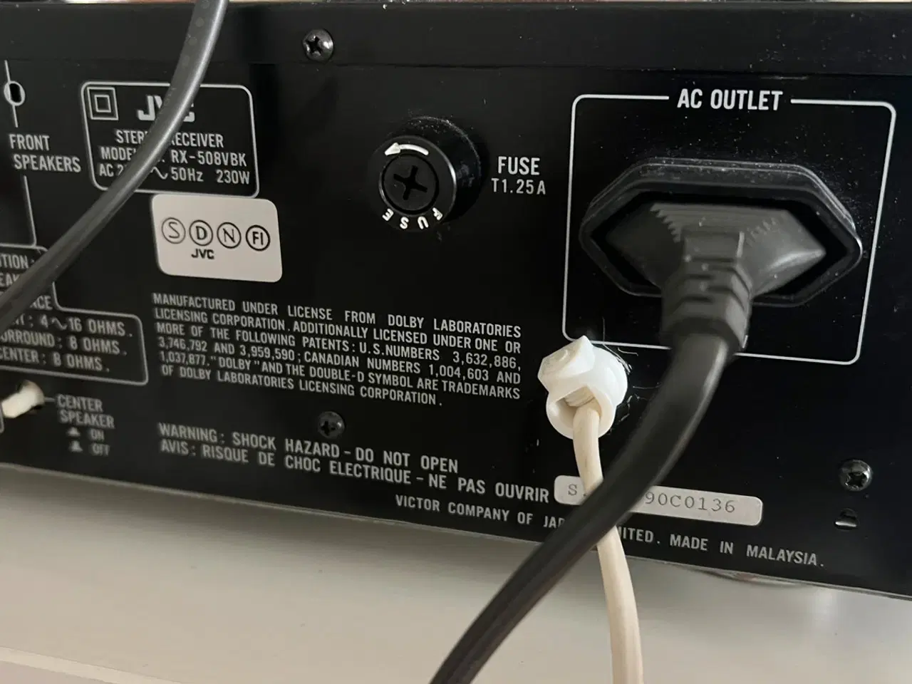 Billede 9 - JVC RX-508V kraftig Receiver - kan sendes!!