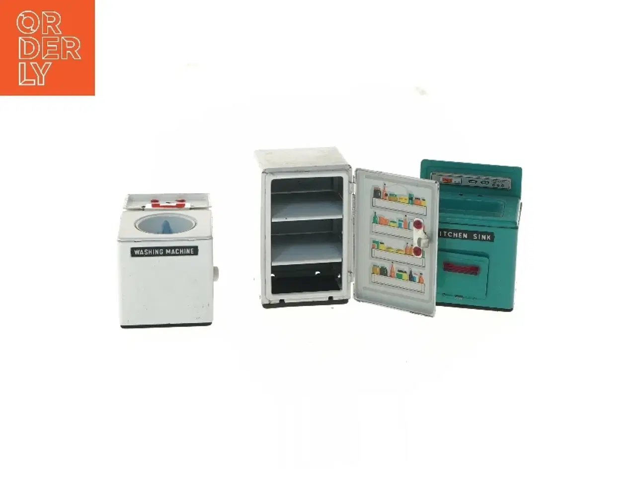 Billede 4 - Retro legetøj. Miniature køkken sæt (str. ca. 8,5x10 cm)