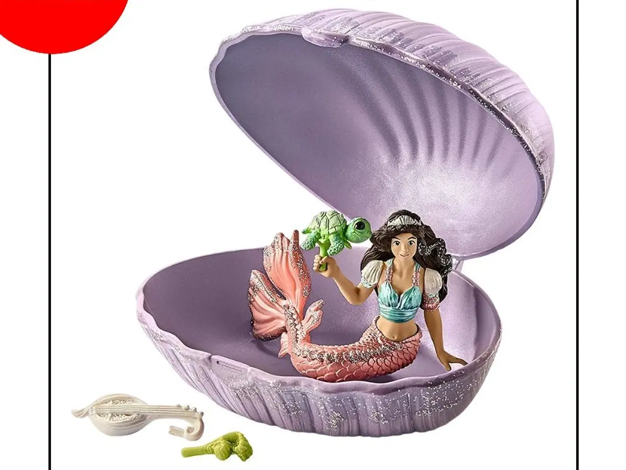 Billede 1 - Schleich 70562 Mermaid with Baby Turtle in Shell (