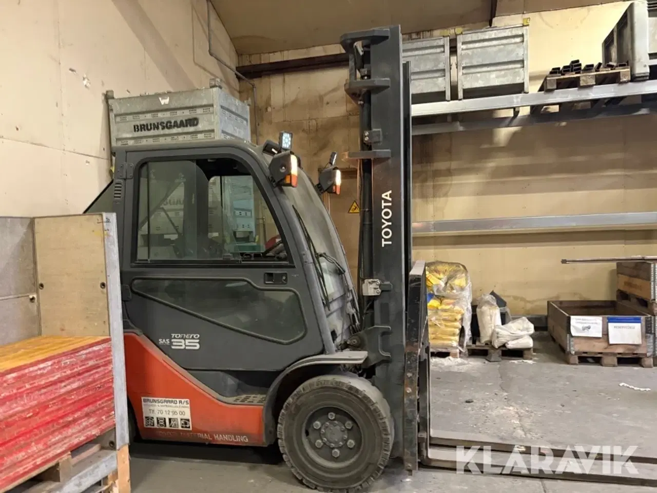 Billede 3 - Gaffeltruck Toyota 52-8FDJF35
