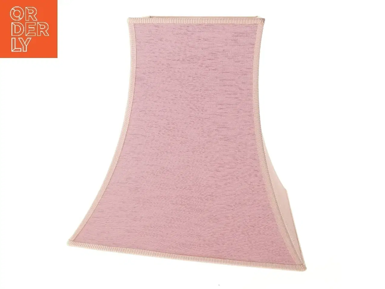 Billede 2 - 2 Lyserøde silke lampeskærmme (str. 35x35x35 cm)