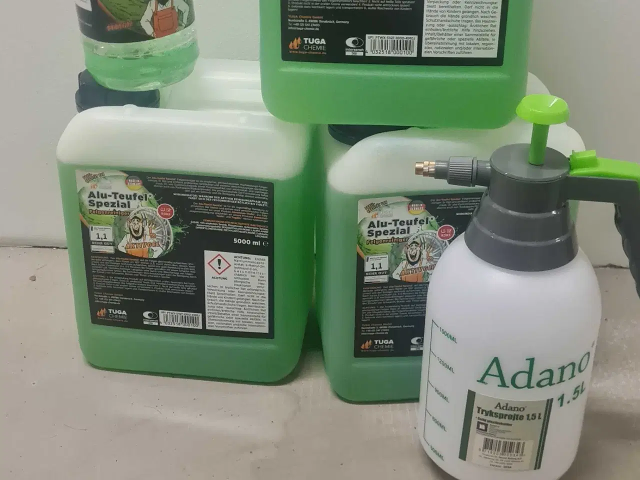 Billede 1 - 5L Tuga fælgerens  Alu Teufel spezial.