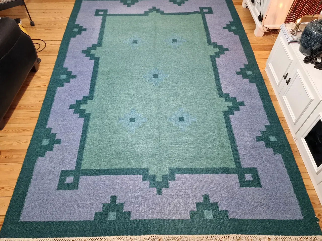 Billede 1 - Stort Indisk kelim tæppe.