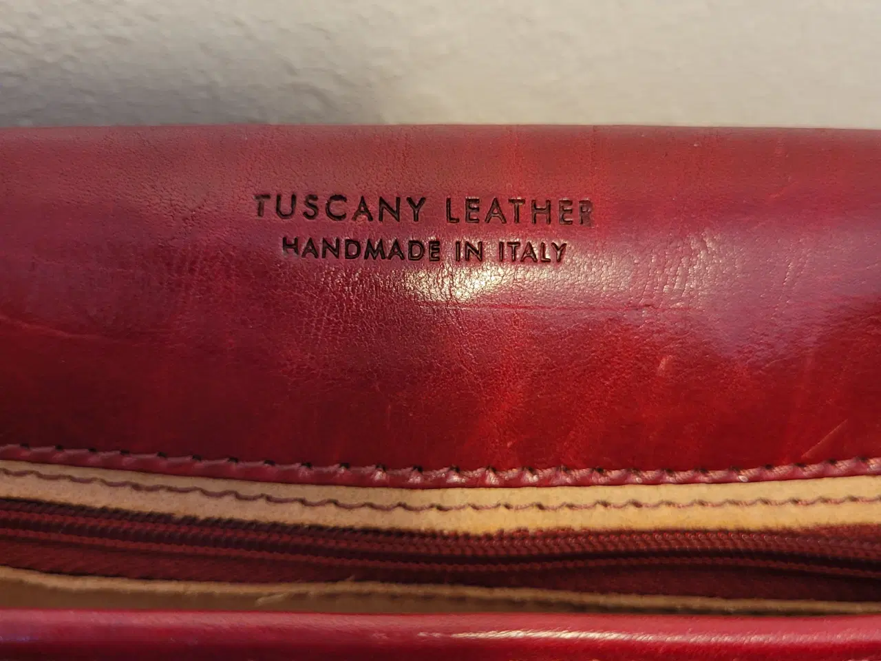 Billede 3 - Læder skulder taske fra Italien