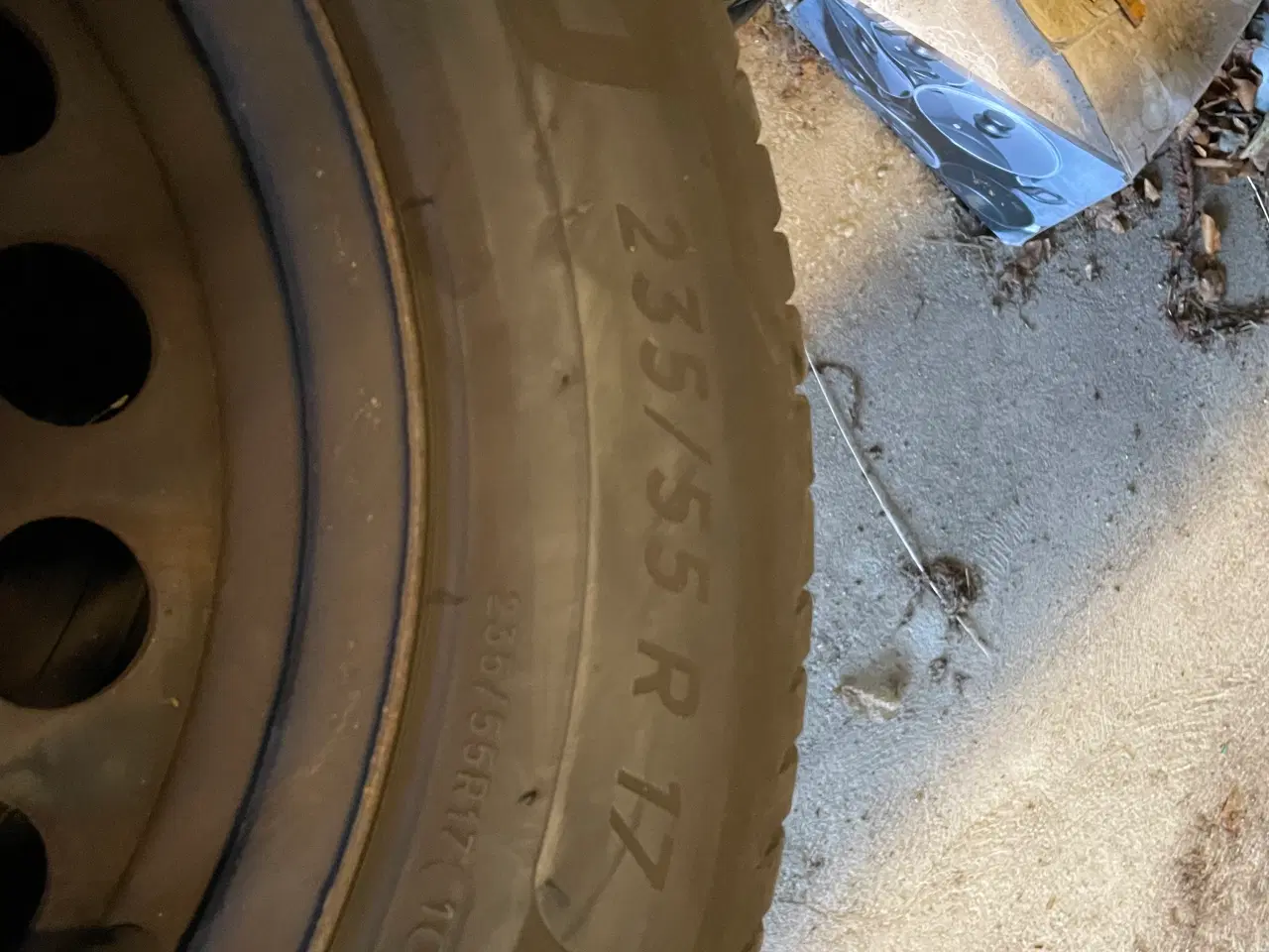 Billede 2 - 4 Michelin Primacy vinterdæk på stålfælge