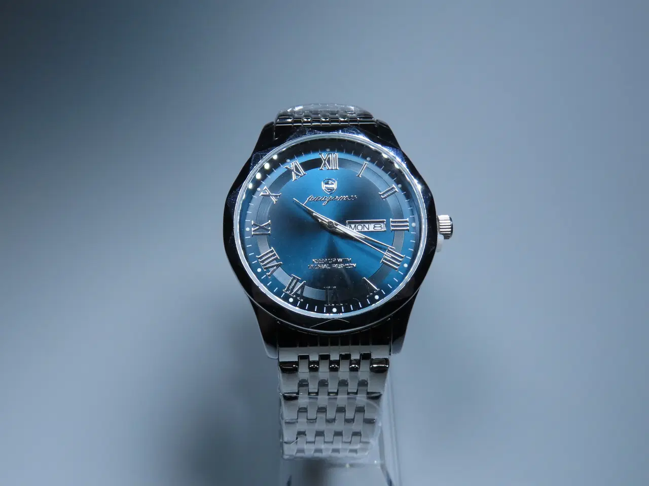 Billede 1 - Quartz ur blå 