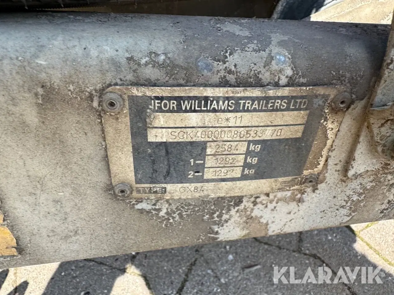 Billede 12 - Maskintrailer Ifor Williams GX84