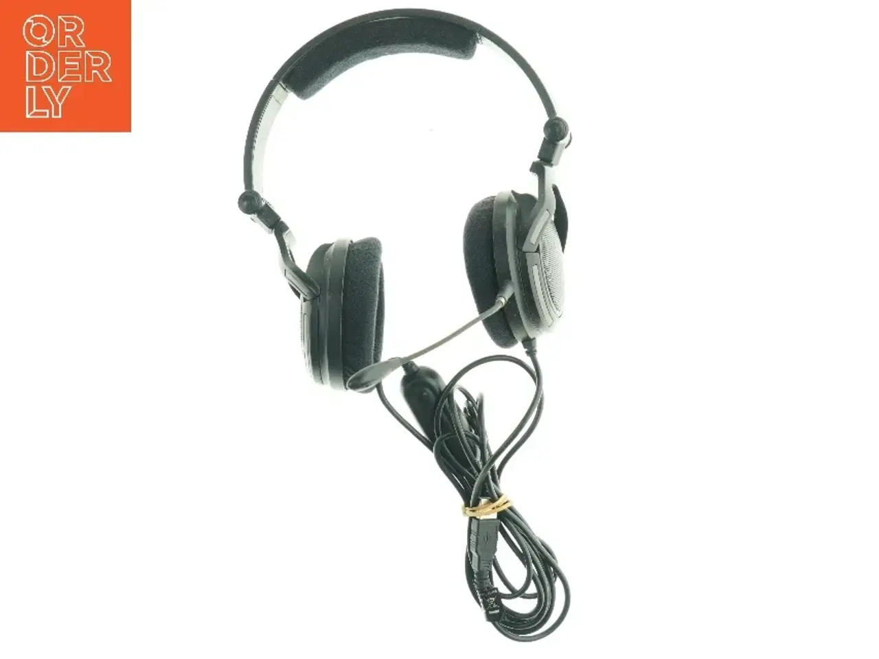 Billede 2 - Sort hovedtelefon med mikrofon fra Trust (str. 19 x 8 cm)