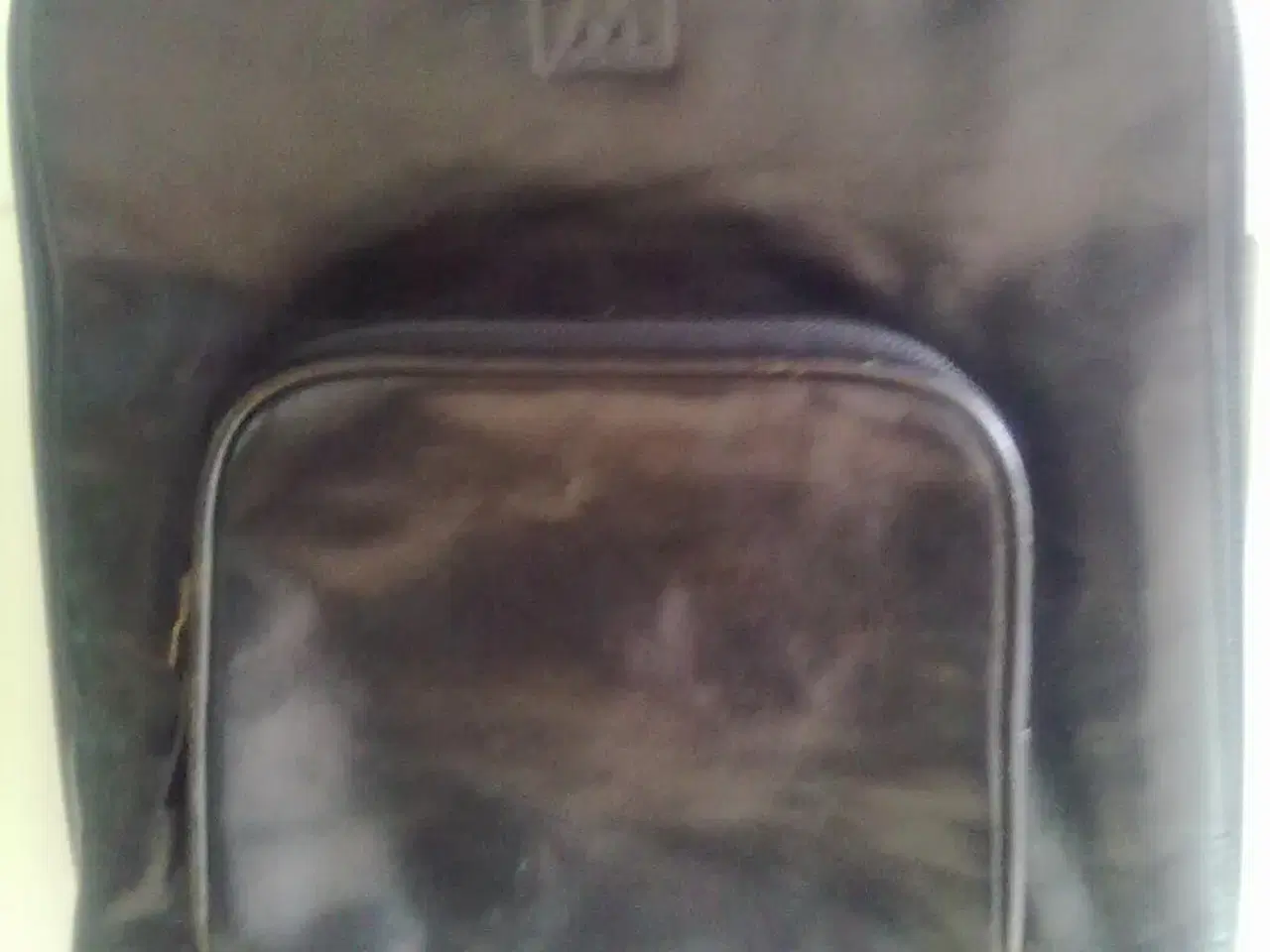 Billede 2 - sort dametaske/rygsæk i læder