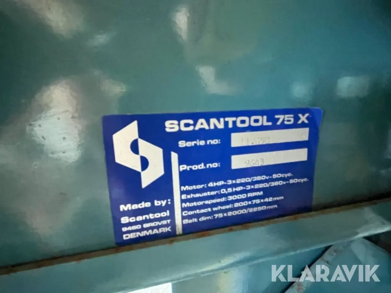 Billede 5 - Båndpudser Scantool 75X