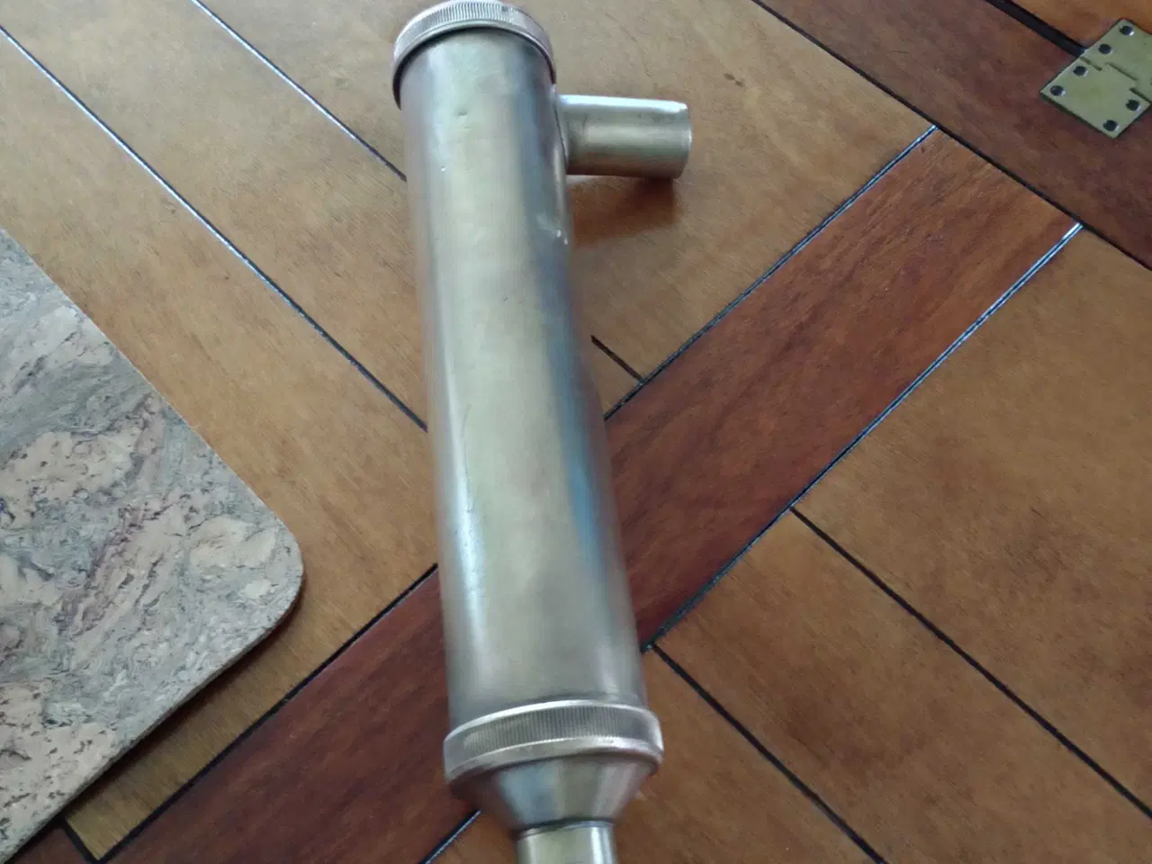 Billede 1 - Fin ældre messing lænsepumpe 