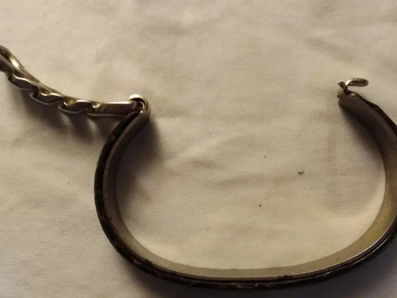 Billede 5 - Vintage armring med slangeskind