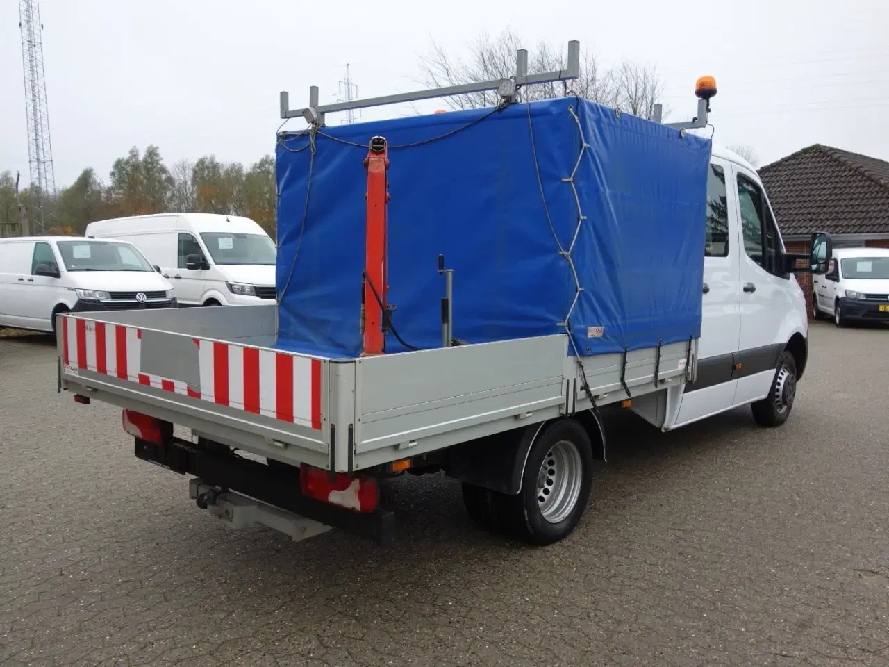 Billede 16 - Mercedes Sprinter 516 2,2 CDi A2 Mandskabsvogn m/lad RWD