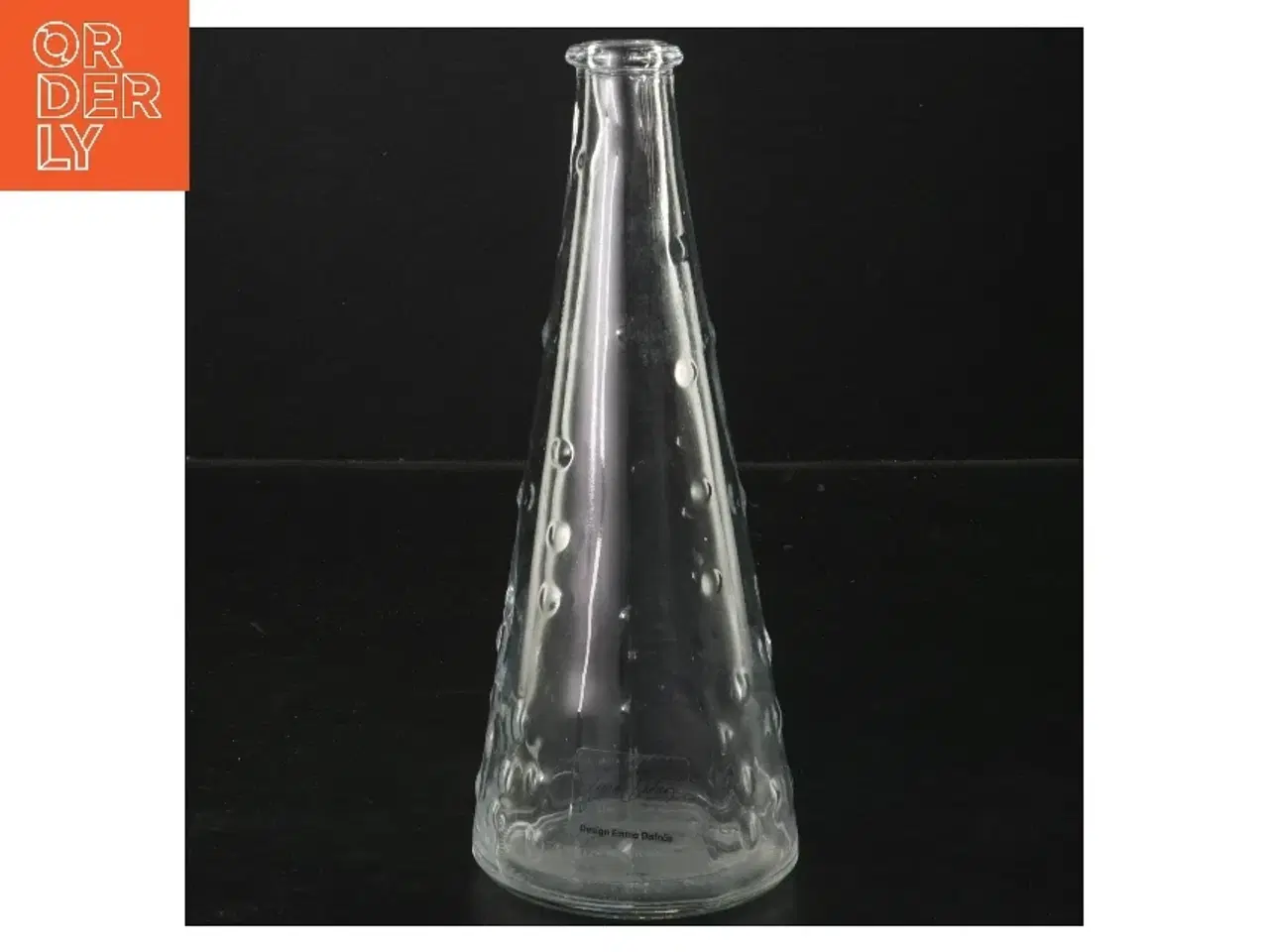 Billede 1 - Glasvase med bobleeffekt fra IKEA (str. 19 cm)