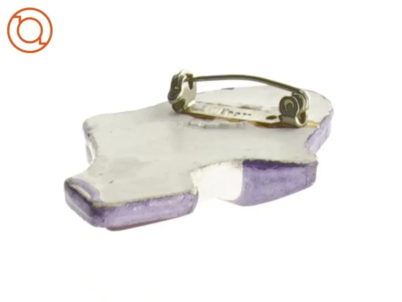 Billede 2 - Art Deco Damehoved med Hat Broche fra Knorr (str. 5 x 4 cm)