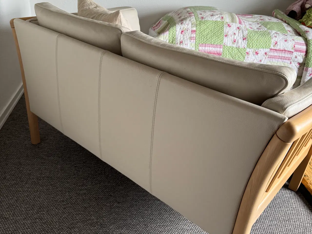 Billede 3 - Sofagruppe i læder 3+2