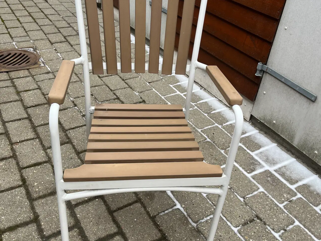 Billede 1 - Havestole med trælameller