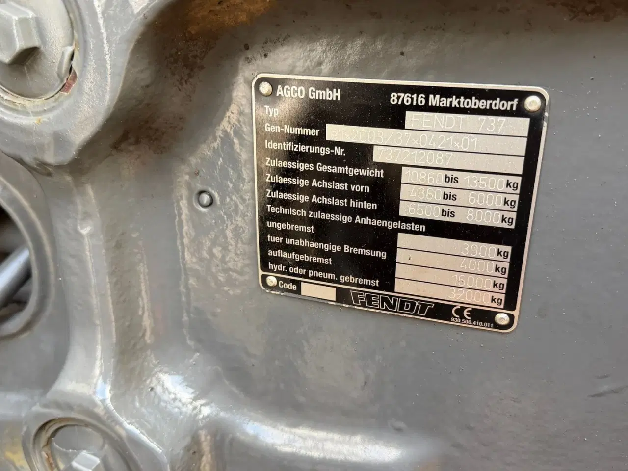 Billede 9 - Fendt 724 Vario Fendt Varioguide GPS System - 724 Vario Type 737 240 HK