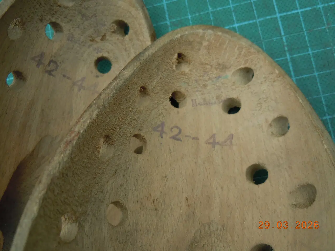 Billede 4 - Skoblokke, håndlavede førkrigs 42-44