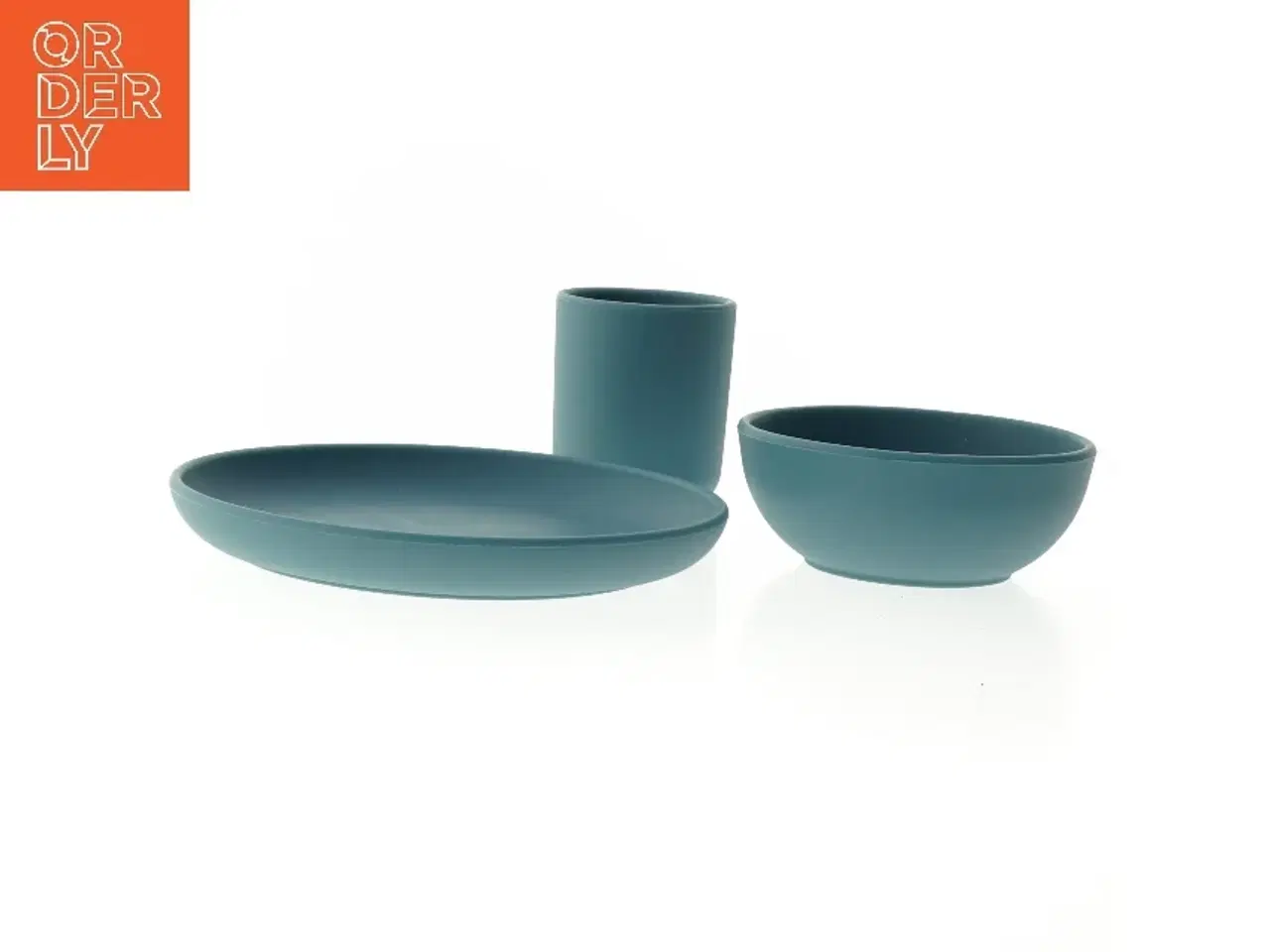 Billede 4 - Silikone sæt i blå fra Søstrene Grene